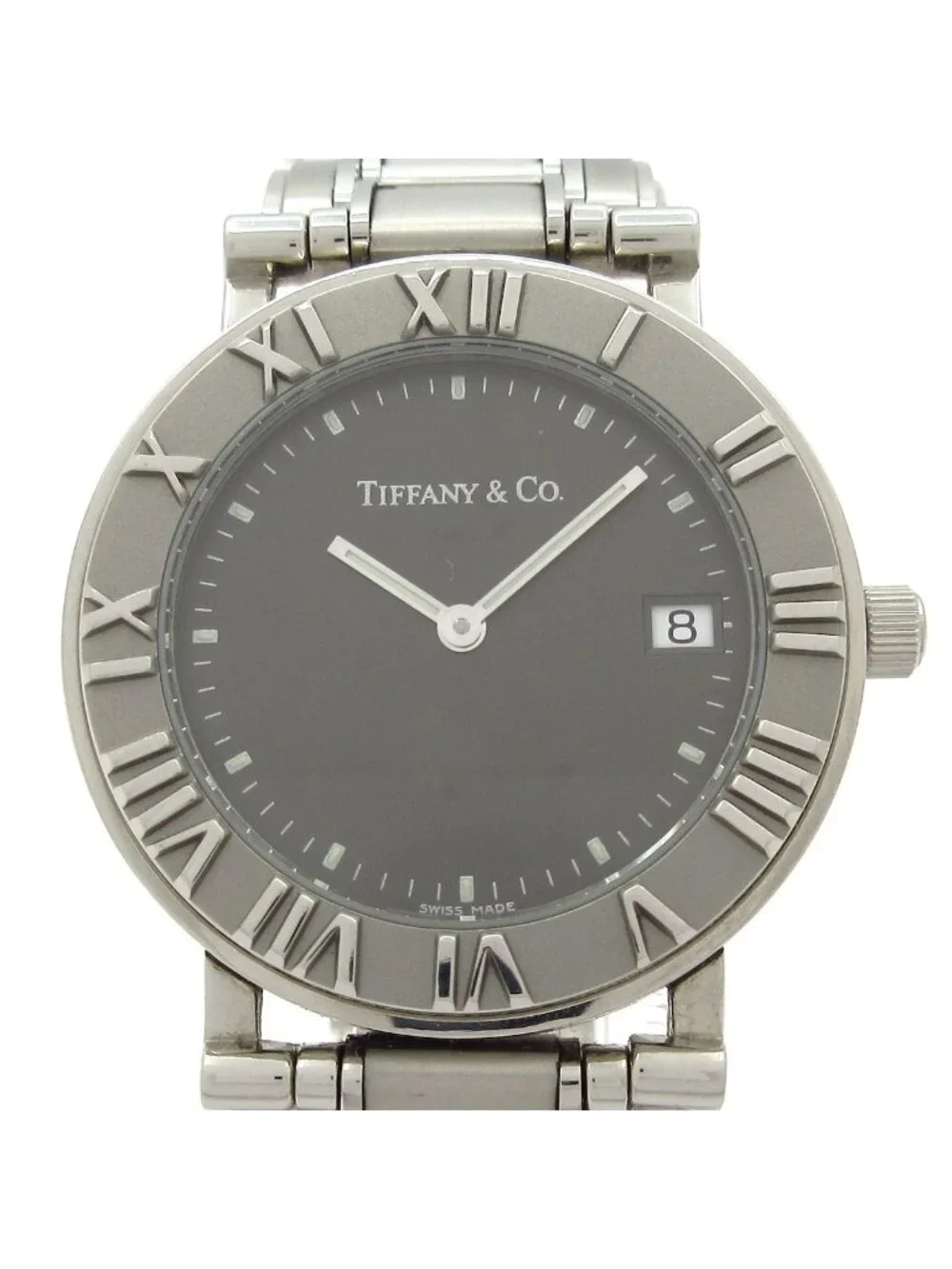 Tiffany & Co Watch Atlas Round Dark Gray